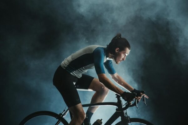 image homme vélo